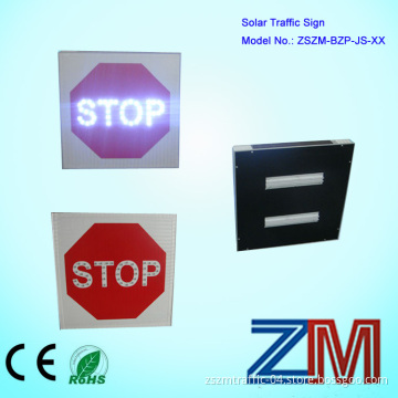 2014 New Design Low Price Roadway Safety Stop Traffic Sign/ Solar Road Sign / Solar Traffic Sign